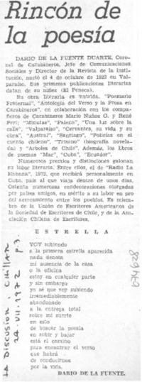 Rincón de la poesía.