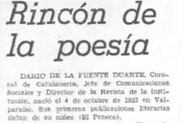 Rincón de la poesía.