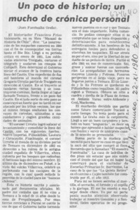 Un poco de historia; un mucho de crónica personal