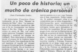 Un poco de historia; un mucho de crónica personal