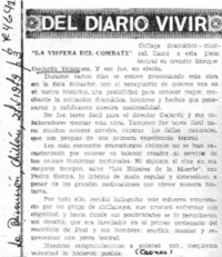 La víspera del combate