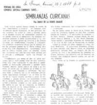 Semblanzas curicanas