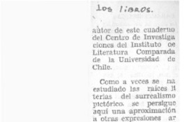 La Poesía superrealista de Vicente Aleixandre y la pintura de Dalí.