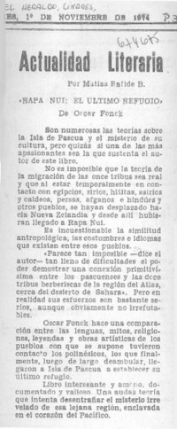 Rapa Nui: el último refugio