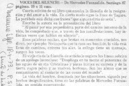 Voces del silencio.