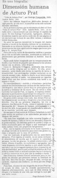 Dimensión humana de Arturo Prat