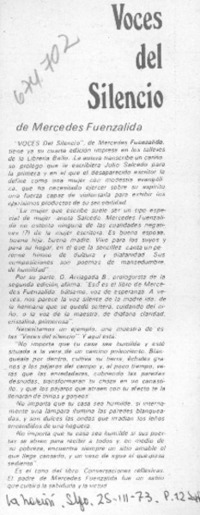 Voces del silencio.