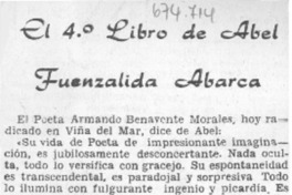 El 4o. libro de Abel Fuenzalida Abarca.