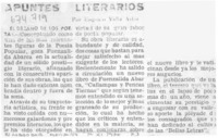 "Apuntes literarios"