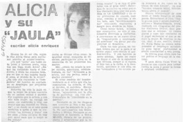 Alicia y su "jaula"