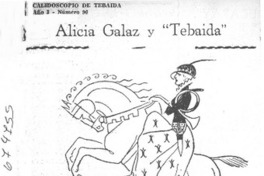 Alicia Galaz y "Tebaida"