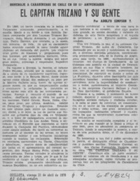 El Capitán Trizano y su gente