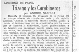 Trizano y los carabineros