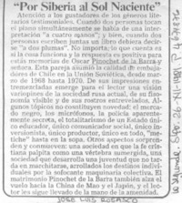 Por Siberia al sol naciente