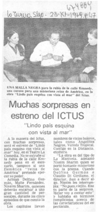 Muchas sorpresas en estreno del ICTUS
