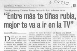 Entre más te tiñas rubia, mejor te va a ir en la TV": [entrevista]