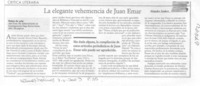 La elegante vehemencia de Juan Emar