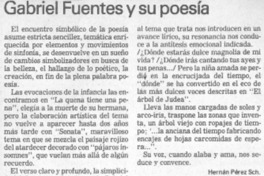 Gabriel Fuentes y su poesía