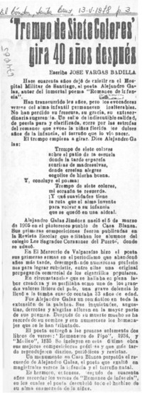 "Trompo de siete colores" gira 40 años después