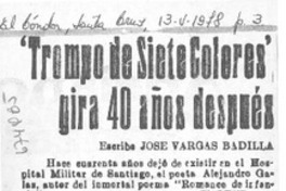 "Trompo de siete colores" gira 40 años después