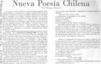 Nueva poesía chilena