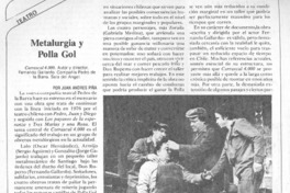 Metalurgia y polla gol