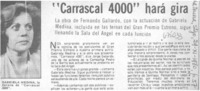 "Carrascal 4000" hará gira