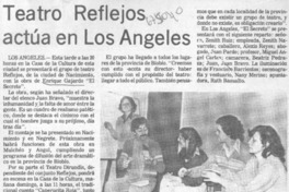 Teatro Reflejos actúa en Los Angeles