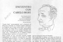 Encuentro con Camilo Mori