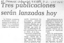Tres publicaciones serán lanzadas hoy.