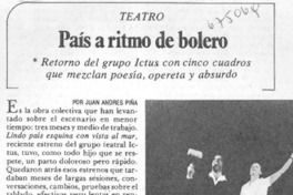 País a ritmo de bolero