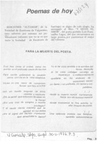 Poemas de hoy