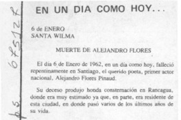 En un día como hoy --