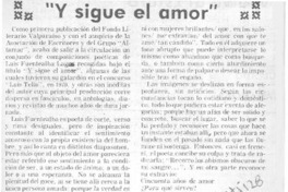 "Y sigue el amor"