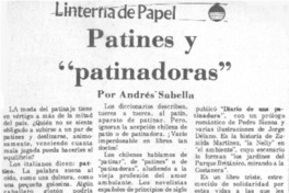 Patines y "patinadoras"