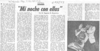 Mi noche con ellas"