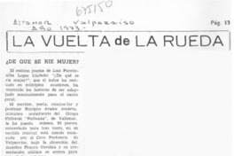 ¿De qué se ríe mujer?