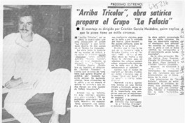 Arriba tricolor", obra satìrica prepara el Grupo "La Falacia".