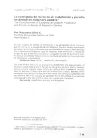 La conciencia de reírse de sí