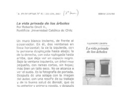 La vida privada de los árboles