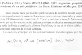Argentina: propósitos y frustraciones de un país periférico