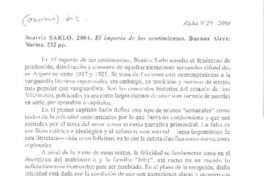 El imperio de los sentimientos