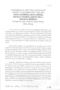 Modernidad en otro tono