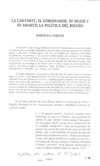 La cantante, el gobernador, su mujer y su amante