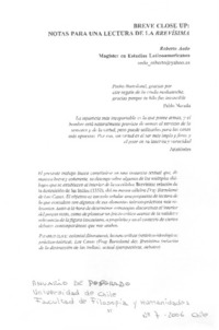 Breve close up: notas para una lectura de la Brevísima