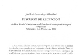 Discurso de recepción