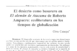 El desierto como basurero en El alemán de Atacama de Roberto Ampuero