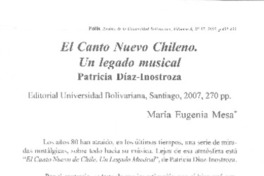 El Canto nuevo chileno