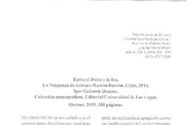 Entre el dolor y la ira