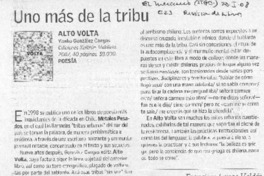 Uno más de la tribu